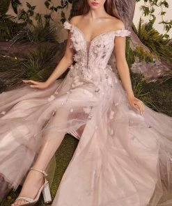 Andrea And Leo - A1041 Blossom Off Shoulder Bridal Gown 7 Andrea And Leo - A1041 Blossom Off Shoulder Bridal Gown