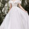 Andrea And Leo - A1070W Ruffle Ornate Corset Bridal Gown
