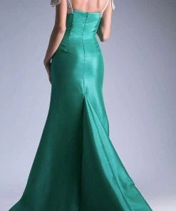 Andrea And Leo A5007 - Beaded Scoop Neck Cutout Evening Dress
