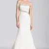 Ashley Lauren - 1082 Pearl Beaded Asymmetric Trumpet Dress