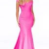 Ashley Lauren - 11025 Off Shoulder Scuba Mermaid Gown