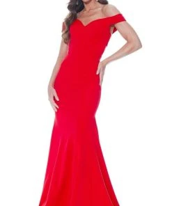 Ashley Lauren - 11025 Off Shoulder Scuba Mermaid Gown