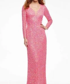 Ashley Lauren - 11080 Sequin Sheath Evening Dress