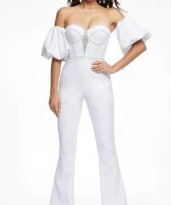 Ashley Lauren - 11087 Sweetheart Corset Bod Jumpsuit 11 Ashley Lauren - 11087 Sweetheart Corset Bod Jumpsuit