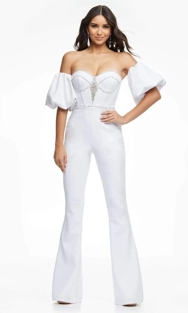 Ashley Lauren - 11087 Sweetheart Corset Bod Jumpsuit 6 Ashley Lauren - 11087 Sweetheart Corset Bod Jumpsuit