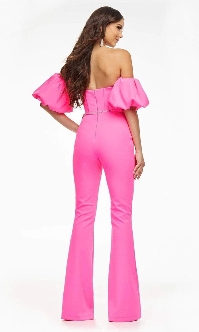 Ashley Lauren - 11087 Sweetheart Corset Bod Jumpsuit 4 Ashley Lauren - 11087 Sweetheart Corset Bod Jumpsuit