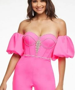 Ashley Lauren - 11087 Sweetheart Corset Bod Jumpsuit 10 Ashley Lauren - 11087 Sweetheart Corset Bod Jumpsuit