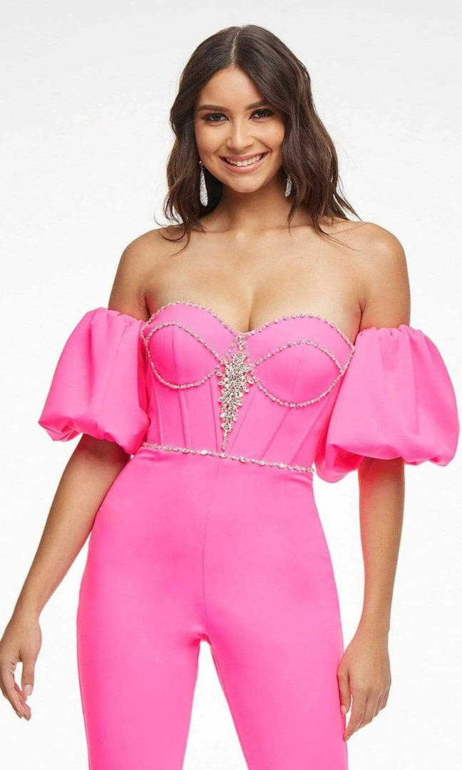 Ashley Lauren - 11087 Sweetheart Corset Bod Jumpsuit 5 Ashley Lauren - 11087 Sweetheart Corset Bod Jumpsuit