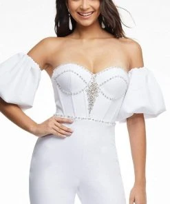 Ashley Lauren - 11087 Sweetheart Corset Bod Jumpsuit 12 Ashley Lauren - 11087 Sweetheart Corset Bod Jumpsuit