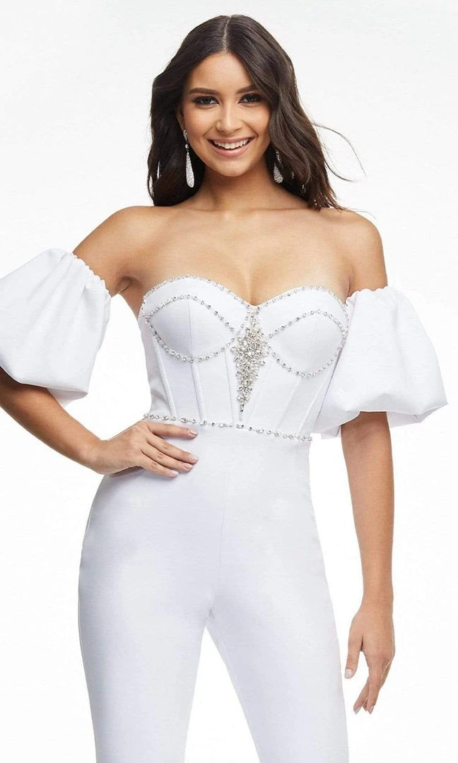 Ashley Lauren - 11087 Sweetheart Corset Bod Jumpsuit 7 Ashley Lauren - 11087 Sweetheart Corset Bod Jumpsuit