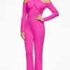 Ashley Lauren - 11089 Cold Shoulder Fitted Jumpsuit