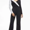 Ashley Lauren - 11090 Long Sleeve Crepe Jumpsuit