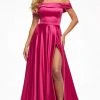 Ashley Lauren - 11091 Off Shoulder Full Length Evening Dress