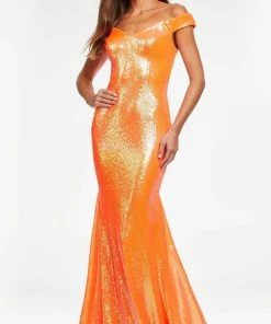 Ashley Lauren - 11107 Crisscross Back Sequin Gown 16 Ashley Lauren - 11107 Crisscross Back Sequin Gown