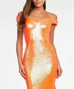 Ashley Lauren - 11107 Crisscross Back Sequin Gown 18 Ashley Lauren - 11107 Crisscross Back Sequin Gown