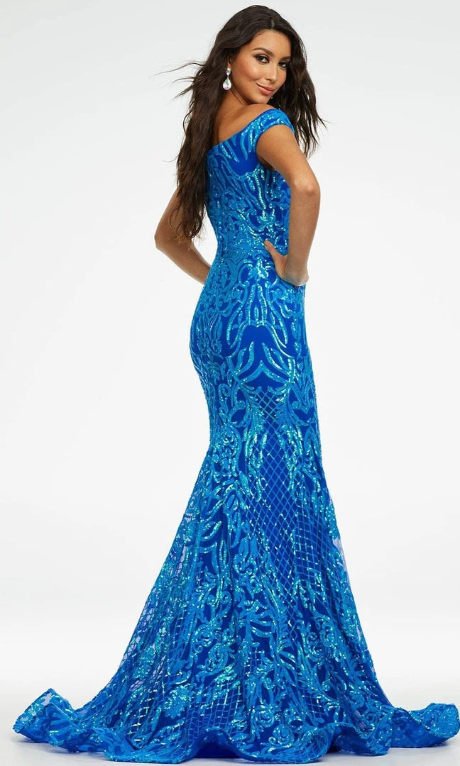 Ashley Lauren - 11112 Off Shoulder Sequin Gown 10 Ashley Lauren - 11112 Off Shoulder Sequin Gown