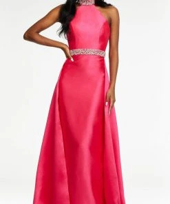 Ashley Lauren - 11148 Bejeweled High Halter Gown
