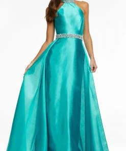 Ashley Lauren - 11148 Bejeweled High Halter Gown