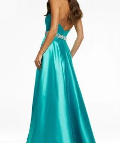 Ashley Lauren - 11148 Bejeweled High Halter Gown