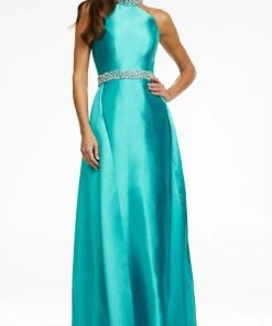 Ashley Lauren - 11148 Bejeweled High Halter Gown