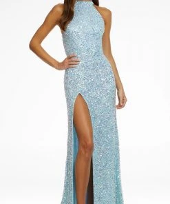 Ashley Lauren - 11174 High Halter Sequin Gown