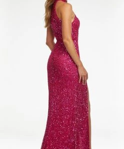 Ashley Lauren - 11174 High Halter Sequin Gown 25 Ashley Lauren - 11174 High Halter Sequin Gown