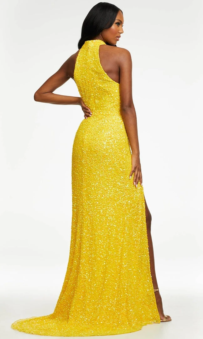 Ashley Lauren - 11174 High Halter Sequin Gown 17 Ashley Lauren - 11174 High Halter Sequin Gown
