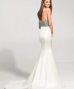 Ashley Lauren - 1122 Sweetheart Illusion Bodice Evening Dress