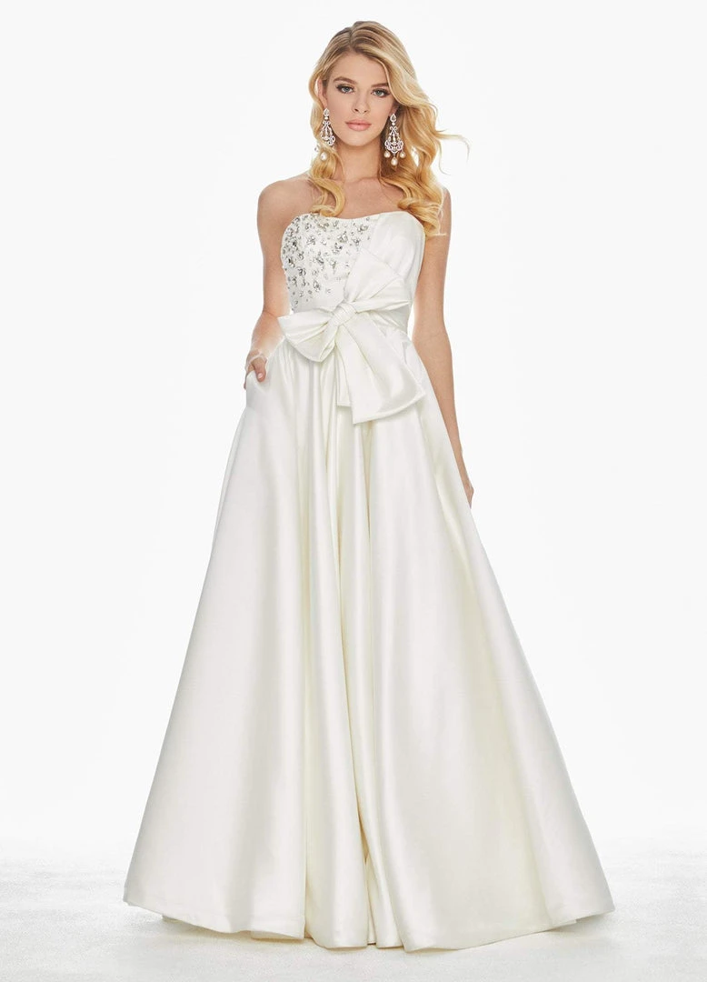 Ashley Lauren - 1341 Strapless Embellished Semi-Sweetheart Ballgown 3 Ashley Lauren - 1341 Strapless Embellished Semi-Sweetheart Ballgown