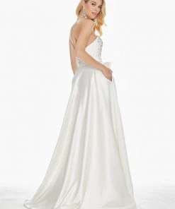Ashley Lauren - 1341 Strapless Embellished Semi-Sweetheart Ballgown 7 Ashley Lauren - 1341 Strapless Embellished Semi-Sweetheart Ballgown