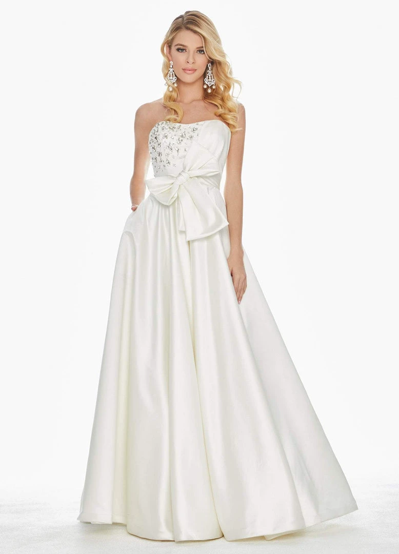 Ashley Lauren - 1341 Strapless Embellished Semi-Sweetheart Ballgown 5 Ashley Lauren - 1341 Strapless Embellished Semi-Sweetheart Ballgown