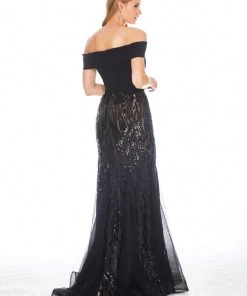 Ashley Lauren - 1348 Off-Shoulder Fitted Mermaid Evening Dress 6 Ashley Lauren - 1348 Off-Shoulder Fitted Mermaid Evening Dress