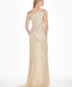 Ashley Lauren - 1429 Sequin Embellished Off-Shoulder Gown