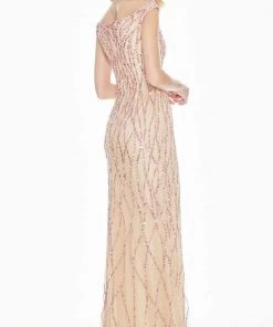 Ashley Lauren - 1429 Sequin Embellished Off-Shoulder Gown