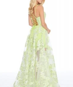 Ashley Lauren - 1760 Scoop Neck Organza A-line Dress 9 Ashley Lauren - 1760 Scoop Neck Organza A-line Dress