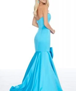 Ashley Lauren - 1777 Sweetheart Satin Trumpet Dress