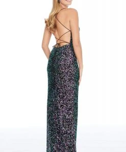 Ashley Lauren - 1818 Embellished Scoop Neck Sheath Dress 11 Ashley Lauren - 1818 Embellished Scoop Neck Sheath Dress