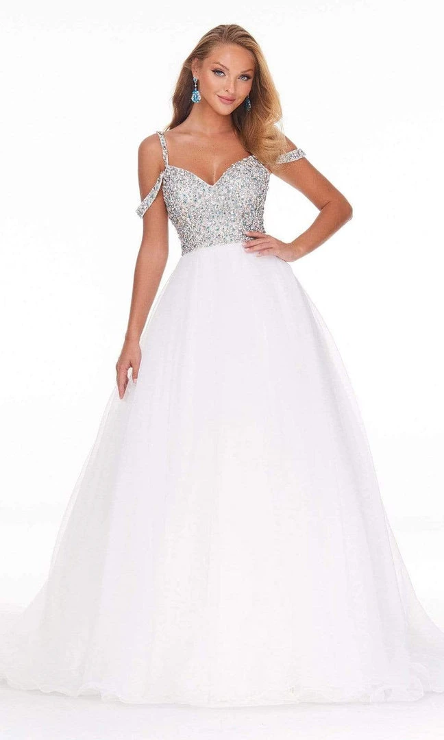 Ashley Lauren - 1991 Embellished Off Shoulder Ballgown 3 Ashley Lauren - 1991 Embellished Off Shoulder Ballgown