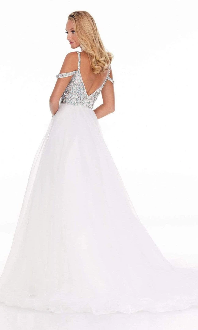 Ashley Lauren - 1991 Embellished Off Shoulder Ballgown 4 Ashley Lauren - 1991 Embellished Off Shoulder Ballgown