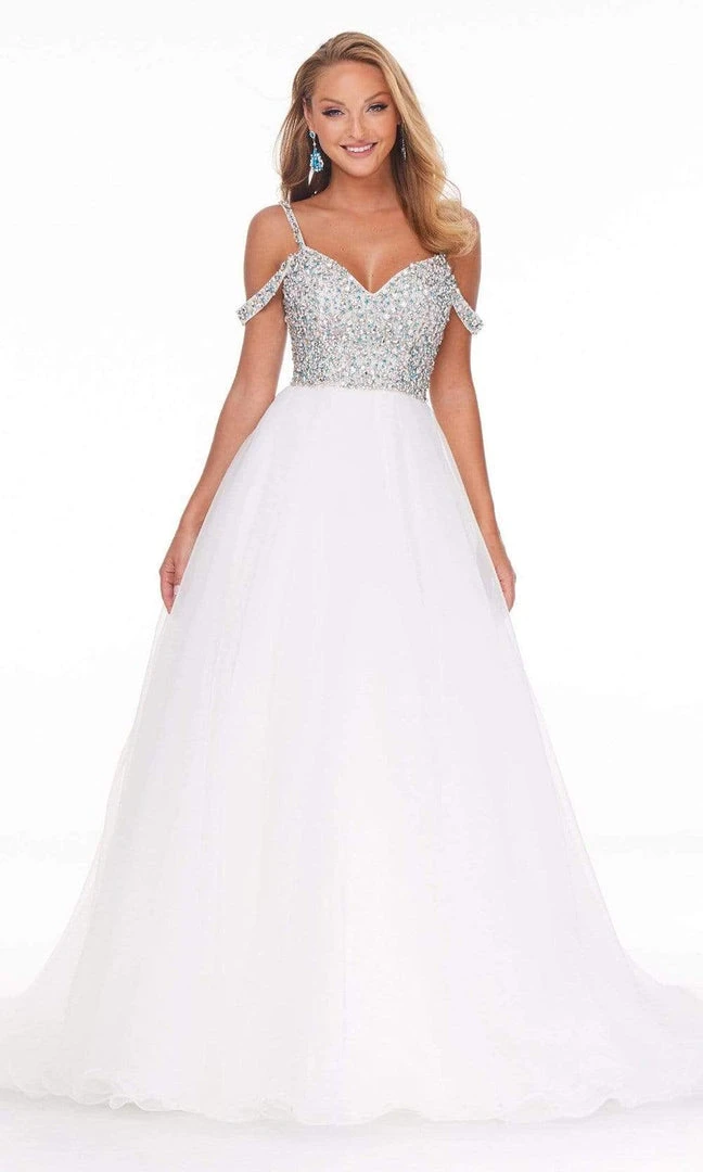 Ashley Lauren - 1991 Embellished Off Shoulder Ballgown 5 Ashley Lauren - 1991 Embellished Off Shoulder Ballgown
