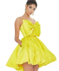 Ashley Lauren - 4218 Bowed Strapless A-Line Cocktail Dress 15 Ashley Lauren - 4218 Bowed Strapless A-Line Cocktail Dress