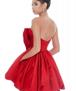 Ashley Lauren - 4218 Bowed Strapless A-Line Cocktail Dress 11 Ashley Lauren - 4218 Bowed Strapless A-Line Cocktail Dress