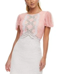 Ashley Lauren - 4441 High Embellished Short Dress