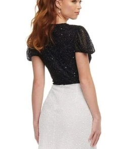 Ashley Lauren - 4441 High Embellished Short Dress