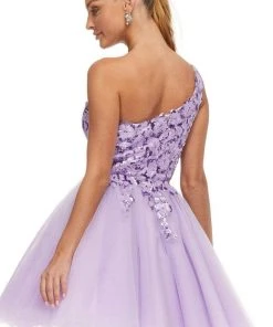 Ashley Lauren - 4453 Sequin Appliques A-Line Cocktail Dress 9 Ashley Lauren - 4453 Sequin Appliques A-Line Cocktail Dress