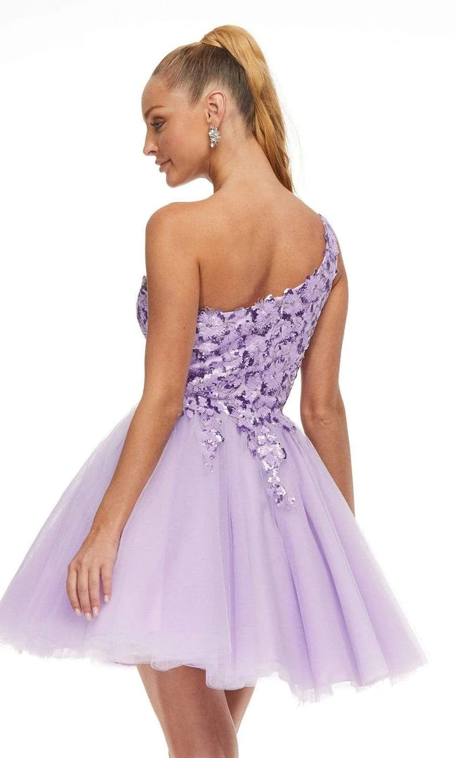 Ashley Lauren - 4453 Sequin Appliques A-Line Cocktail Dress 4 Ashley Lauren - 4453 Sequin Appliques A-Line Cocktail Dress