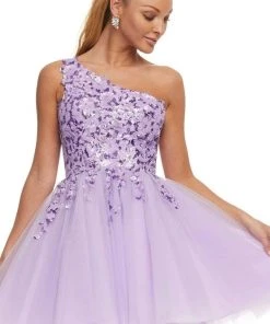 Ashley Lauren - 4453 Sequin Appliques A-Line Cocktail Dress 10 Ashley Lauren - 4453 Sequin Appliques A-Line Cocktail Dress