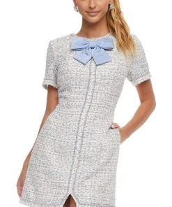 Ashley Lauren - 4472 Fitted Pearls Sheath Dress