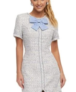 Ashley Lauren - 4472 Fitted Pearls Sheath Dress 9 Ashley Lauren - 4472 Fitted Pearls Sheath Dress