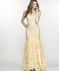 SCALA BG Haute - G3104 Dress In Champagne
